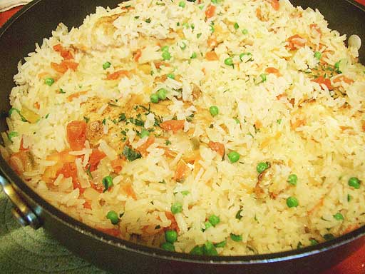 recetas latinas: arroz con pollo