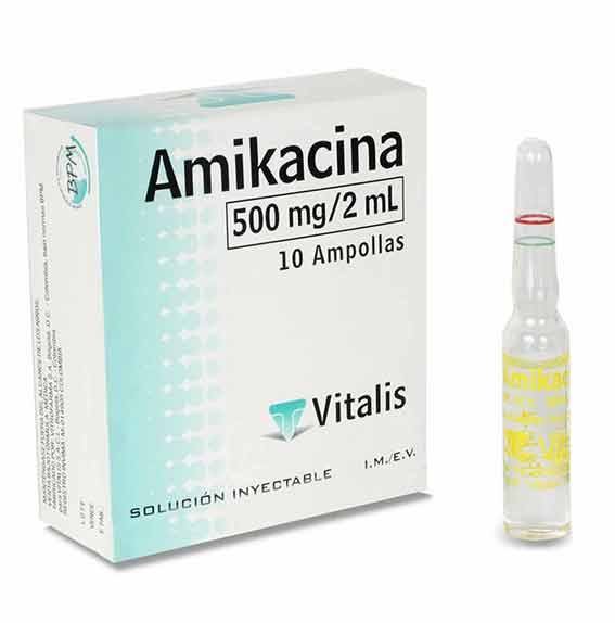 Ampollas de amikacina en el embarazo