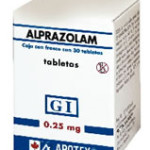 Medicametno Alprazolam en tabletas para el embarazo