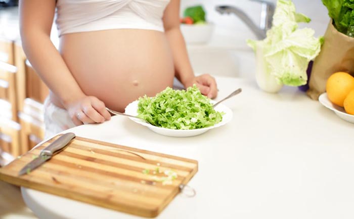 Listado de las mejores verduras para embarazadas.