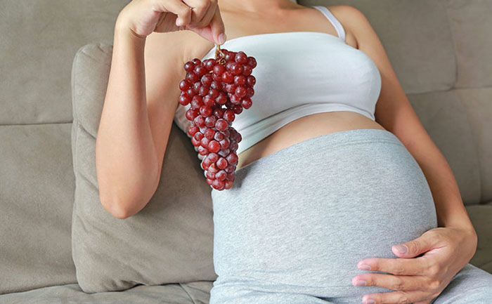 Propiedades de la uva en el embarazo