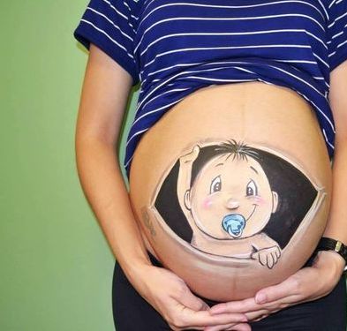 Las mejores ideas para pintar la barriga de una embarazada